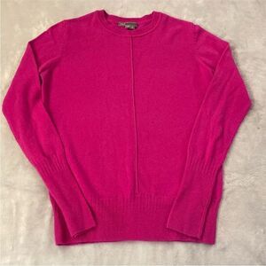 Vince Fuchsia Crew Neck cashmere Sweater, XS